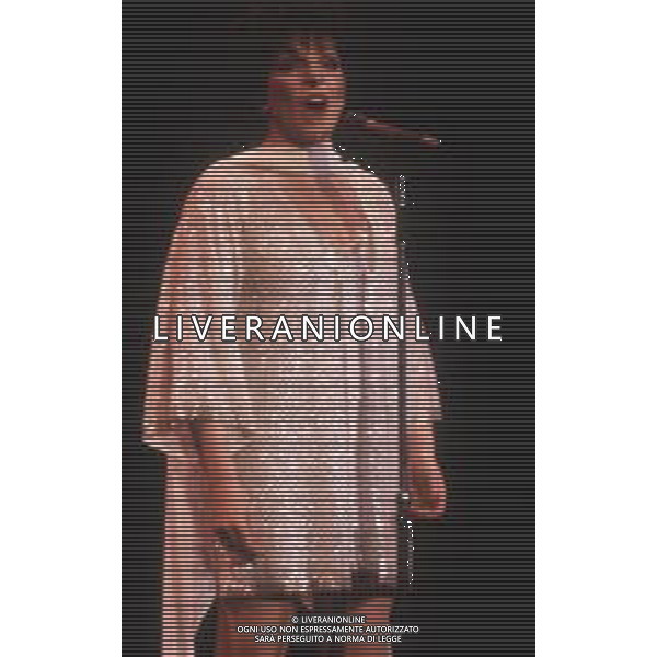 DIAP-RETROSPETTIVA LIZA MINELLI CANTANTE NELLA FOTO LIZA MINELLI A MILANO NELL\'ANNO 1987 AG ALDO LIVERANI SAS