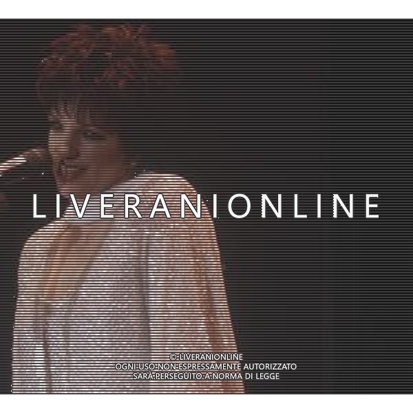 DIAP-RETROSPETTIVA LIZA MINELLI CANTANTE NELLA FOTO LIZA MINELLI A MILANO NELL\'ANNO 1987 AG ALDO LIVERANI SAS