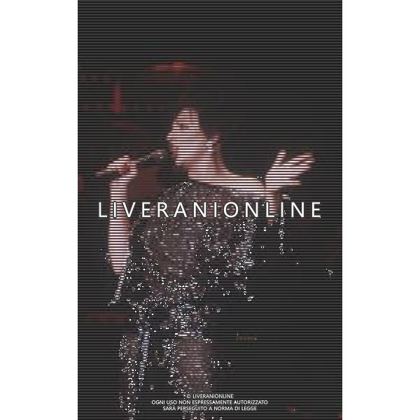 DIAP-RETROSPETTIVA LIZA MINELLI CANTANTE NELLA FOTO LIZA MINELLI A MILANO NELL\'ANNO 1987 AG ALDO LIVERANI SAS