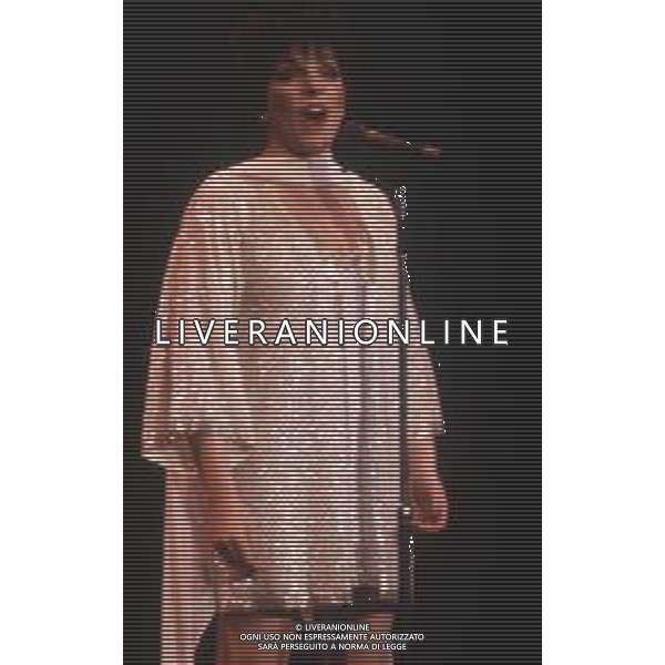 DIAP-RETROSPETTIVA LIZA MINELLI CANTANTE NELLA FOTO LIZA MINELLI A MILANO NELL\'ANNO 1987 AG ALDO LIVERANI SAS