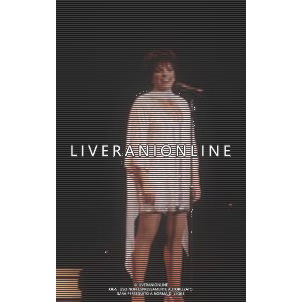 DIAP-RETROSPETTIVA LIZA MINELLI CANTANTE NELLA FOTO LIZA MINELLI A MILANO NELL\'ANNO 1987 AG ALDO LIVERANI SAS
