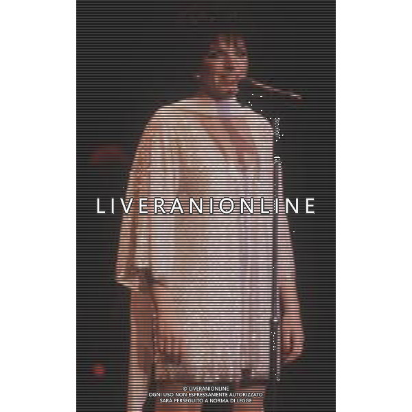 DIAP-RETROSPETTIVA LIZA MINELLI CANTANTE NELLA FOTO LIZA MINELLI A MILANO NELL\'ANNO 1987 AG ALDO LIVERANI SAS