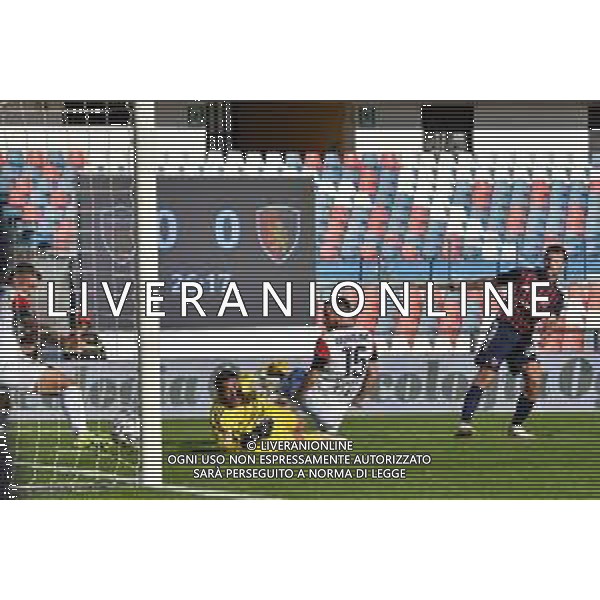 Serie C 2025-2026 Stadio Gigi Marulla 26 Ottobre 2025 Nella foto: Salvataggio sulla linea di Riggio su tiro di Mazzocchi Agenzia Liverani Sas-Andrea Rosito -COSENZA vs POTENZA LEGA PRO CAMPIONATO CALCIO SERIE C 26.10.2025 ©ANDREA ROSITO - AGENZIA ALDO LIVERANI SAS