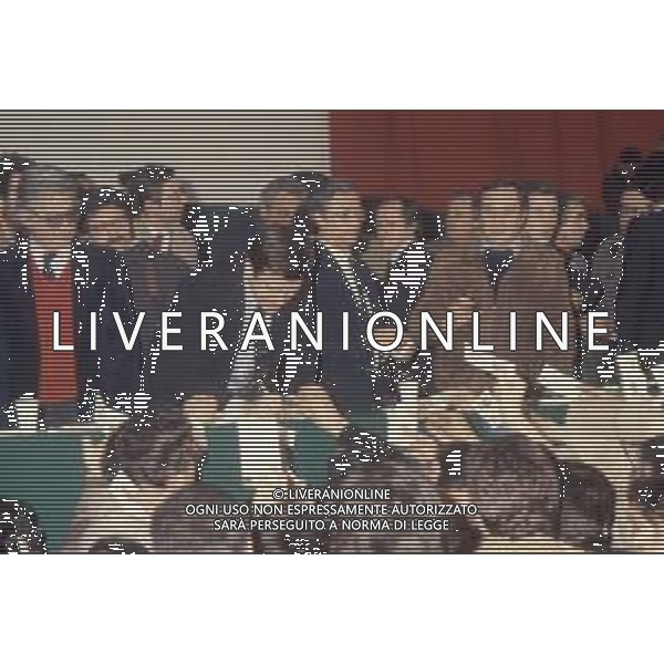 DIAP-RETROSPETTIVA GIORGIO BENVENUTO POLITICO NELLA FOTO GIORGIO BENVENUTO AL CONGRESSO DELLA UIL AL PALAIDO DI MILANO NELL\'ANNO 1984 AG ALDO LIVERANI SAS