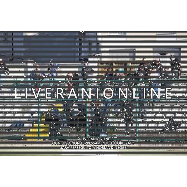 26-10-2025 VERCELLI-CAMPIONATO DI LEGA PRO PRO VERCELLI-PERGOLETTESE NELLA FOTO Tifosi Ospiti - Curva della Pergolettese FOTO ANDREA MARANGON-AG ALDO LIVERANI SAS