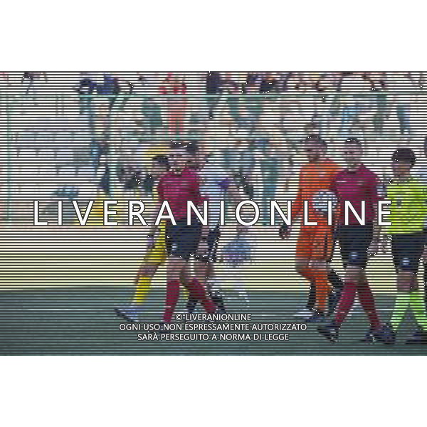 26-10-2025 VERCELLI-CAMPIONATO DI LEGA PRO PRO VERCELLI-PERGOLETTESE NELLA FOTO Entrata in campo squadre FOTO ANDREA MARANGON-AG ALDO LIVERANI SAS