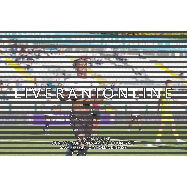 26-10-2025 VERCELLI-CAMPIONATO DI LEGA PRO PRO VERCELLI-PERGOLETTESE NELLA FOTO Esultanza Sow dopo il gol 1-0 con Pergolettese FOTO ANDREA MARANGON-AG ALDO LIVERANI SAS