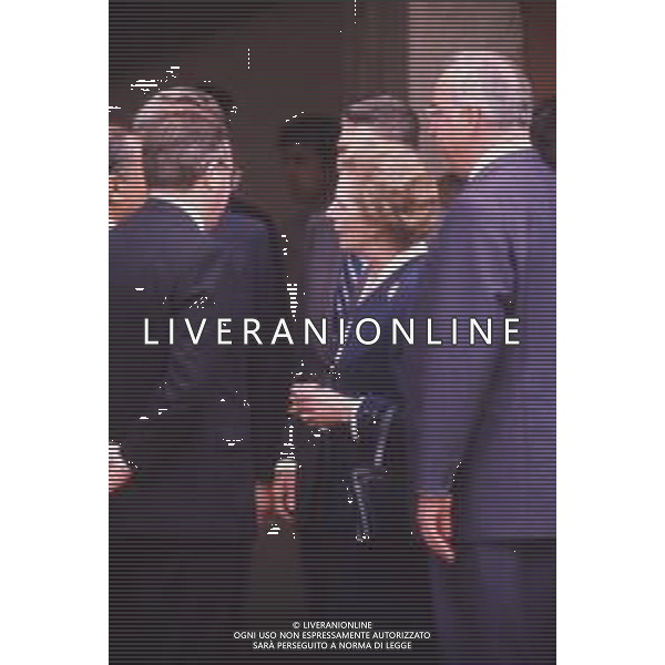 DIAP-RETROSPETTIVA MARGARET THATHCER POLITICA NELLA FOTO MARGARET THATHCER A VENEZIA NELL\'ANNO 1987 AG ALDO LIVERANI SAS