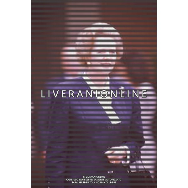 DIAP-RETROSPETTIVA MARGARET THATHCER POLITICA NELLA FOTO MARGARET THATHCER A VENEZIA NELL\'ANNO 1987 AG ALDO LIVERANI SAS