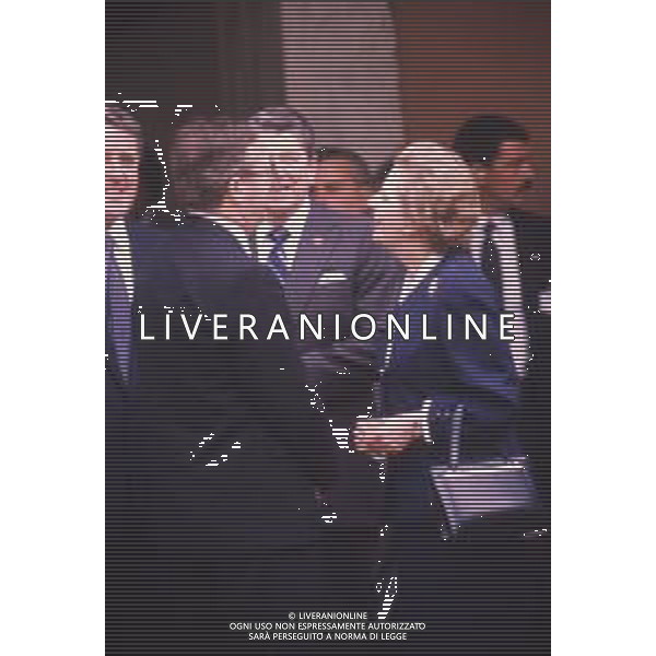 DIAP-RETROSPETTIVA MARGARET THATHCER POLITICA NELLA FOTO MARGARET THATHCER A VENEZIA NELL\'ANNO 1987 AG ALDO LIVERANI SAS