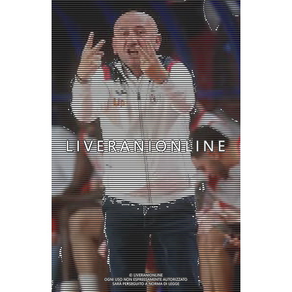 IMOLA 26 10 2025 UP ANDREA COSTA BASKET-VERODEL CBD PIELLE LIVORNO SERIE B1 NELLA FOTO LUCA DALMONTE ALLENATORE UP ANDREA COSTA BASKET ©SANNA - AGENZIA ALDO LIVERANI SAS