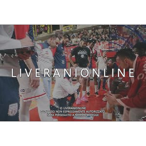 IMOLA 26 10 2025 UP ANDREA COSTA BASKET-VERODEL CBD PIELLE LIVORNO SERIE B1 NELLA FOTO TIME OUT UP ANDREA COSTA ALLENATORE LUCA DALMONTE ©SANNA - AGENZIA ALDO LIVERANI SAS