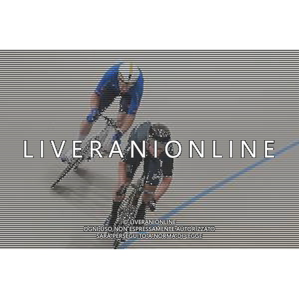 26-10-2025 World Championships Elite Track; Giornata 05; 2025, Lotto; 2025, New Zealand; Viviani, Elia; Stewart, Campbell; Santiago Del Cile - Velodromo Penalolen; ©SIROTTI - AGENZIA ALDO LIVERANI SAS