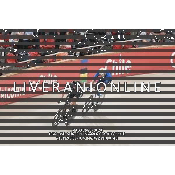 26-10-2025 World Championships Elite Track; Giornata 05; 2025, Lotto; 2025, New Zealand; Viviani, Elia; Stewart, Campbell; Santiago Del Cile - Velodromo Penalolen; ©SIROTTI - AGENZIA ALDO LIVERANI SAS