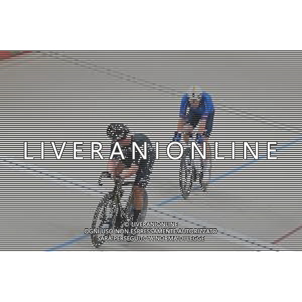 26-10-2025 World Championships Elite Track; Giornata 05; 2025, Lotto; 2025, New Zealand; Viviani, Elia; Stewart, Campbell; Santiago Del Cile - Velodromo Penalolen; ©SIROTTI - AGENZIA ALDO LIVERANI SAS
