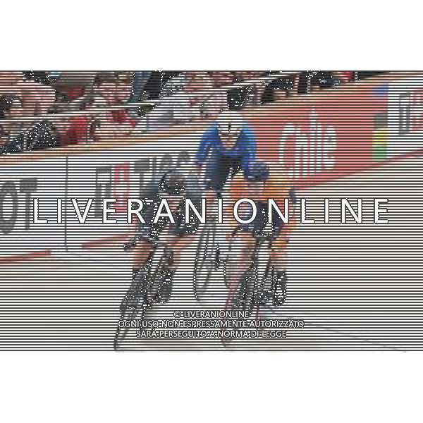 26-10-2025 World Championships Elite Track; Giornata 05; 2025, Lotto; 2025, New Zealand; 2025, Olanda; Viviani, Elia; Stewart, Campbell; Havik, Yoeri; Santiago Del Cile - Velodromo Penalolen; ©SIROTTI - AGENZIA ALDO LIVERANI SAS