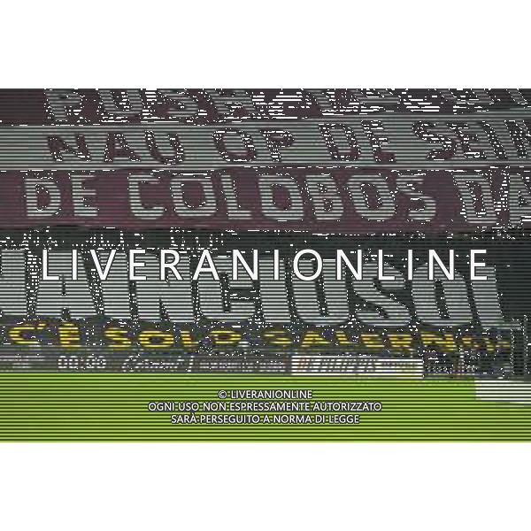 TVGCUO-26 10 2025 - Salerno. Stadio Arechi. Serie C. Salernitana-Casertana Nella foto coreografia tifosi salernitana Foto Giuseppe Cuozzo/Agenzia Liverani