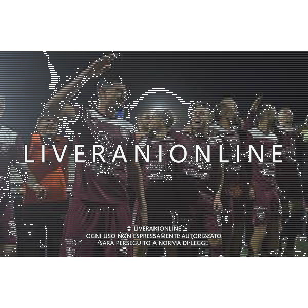 26 10 2025 - Salerno. Stadio Arechi. Serie C. Salernitana-Casertana Nella foto festeggiamenti finali Salernitana Foto Giuseppe Cuozzo/Agenzia Liverani