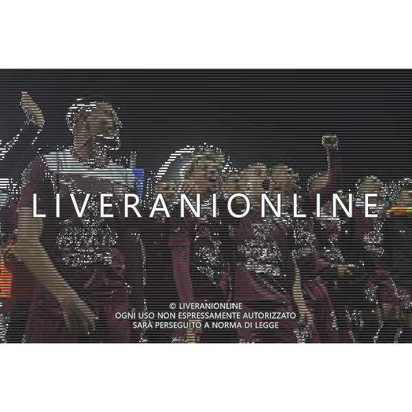 26 10 2025 - Salerno. Stadio Arechi. Serie C. Salernitana-Casertana Nella foto festeggiamenti finali Salernitana Foto Giuseppe Cuozzo/Agenzia Liverani