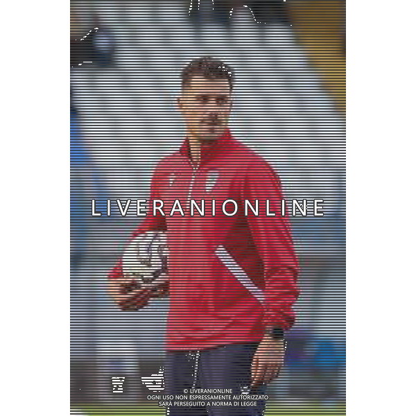 TVRCOR – Pro Patria vs Ospitaletto Franciacorta – Serie C – 11a giornata Campionato Calcio Serie C Lega Pro Busto Arsizio (VA) 26-10-2025 Stadio Carlo Speroni nella foto Daniele Dessena vice allenatore Pro Patria FOTO ROBERTA CORRADIN-AG ALDO LIVERANI9 SAS