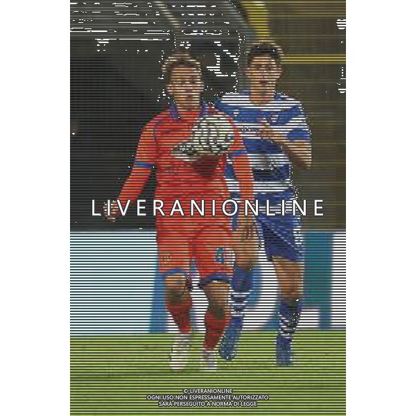 TVRCOR – Pro Patria vs Ospitaletto Franciacorta – Serie C – 11a giornata Campionato Calcio Serie C Lega Pro Busto Arsizio (VA) 26-10-2025 Stadio Carlo Speroni nella foto Mattia Guarneri e Niccolò Bagatti FOTO ROBERTA CORRADIN-AG ALDO LIVERANI9 SAS