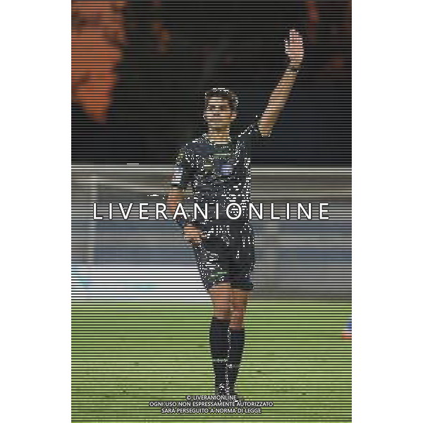 TVRCOR – Pro Patria vs Ospitaletto Franciacorta – Serie C – 11a giornata Campionato Calcio Serie C Lega Pro Busto Arsizio (VA) 26-10-2025 Stadio Carlo Speroni nella foto arbitro Gerardo Simone Caruso di Viterbo FOTO ROBERTA CORRADIN-AG ALDO LIVERANI9 SAS