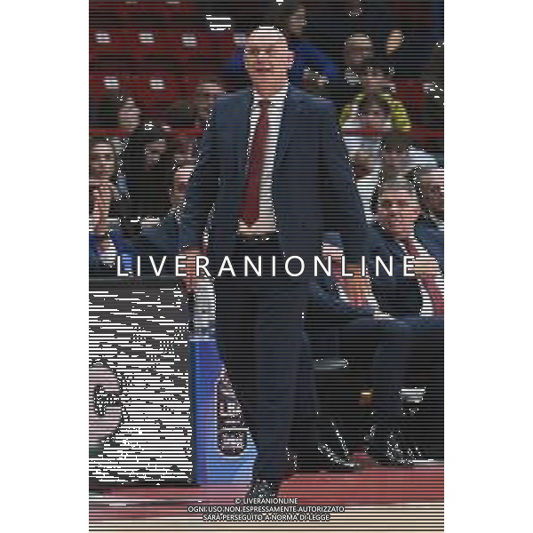 TVRG Olimpia Milano vs Reyer Venezia nella foto Neven Spahija allenatore Reyer Venezia Assago (MI) 26-10-2025 Unipol Forum EA7 Emporio Armani Milano vs Umana Reyer Venezia Campionato Serie A Unipol - 4a giornata foto Roberto Garavaglia/Agenzia Aldo Liverani sas