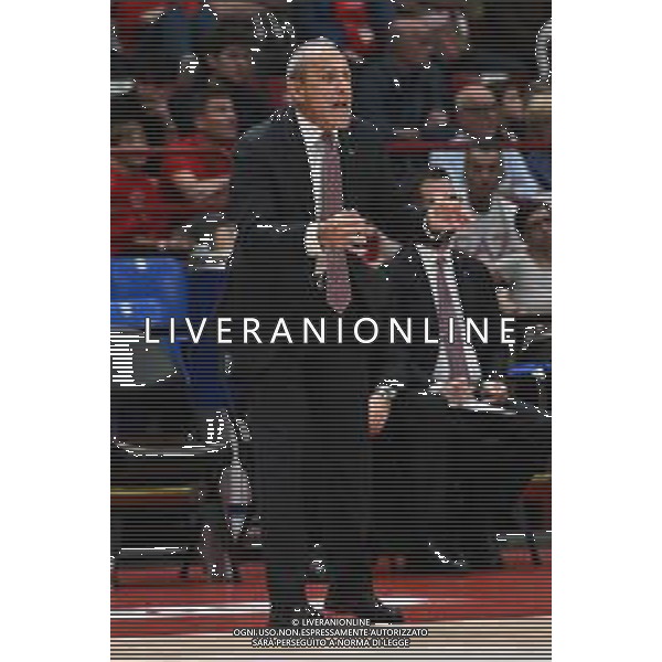 TVRG Olimpia Milano vs Reyer Venezia nella foto Ettore Messina allenatore Olimpia Milano Assago (MI) 26-10-2025 Unipol Forum EA7 Emporio Armani Milano vs Umana Reyer Venezia Campionato Serie A Unipol - 4a giornata foto Roberto Garavaglia/Agenzia Aldo Liverani sas