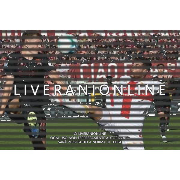 TVMV-Torino 26.10.2025 Stadio Grande Torino @Manuela Viganti/Ag. Aldo Liverani sas Torino vs Genoa Campionato Calcio Serie A Enilive 2025/2026 8a giornata Nella foto: MARCUS PEDERSEN-JOHAN VÁSQUEZ