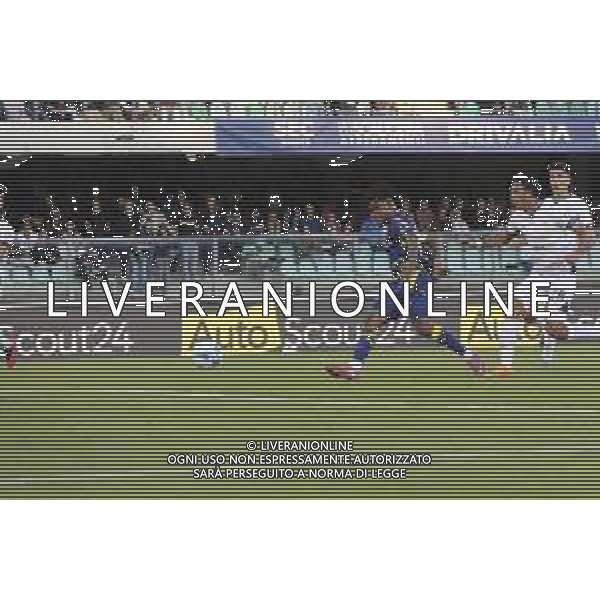 Gift Orban of Hellas Verona FC scores a goal during Hellas Verona FC vs Cagliari Calcio, 8° Serie A Enilive 2025-26 game at Marcantonio Bentegodi stadium in Verona (VR), Italy, on October 26, 2025. (Photo by Davide Casentini) AG ALDO LIVERANI SAS