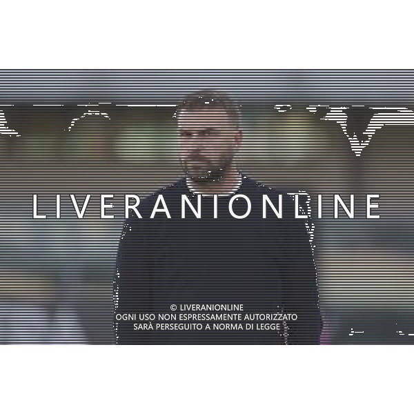 Paolo Zanetti Head Coach of Hellas Verona FC before Hellas Verona FC vs Cagliari Calcio, 8° Serie A Enilive 2025-26 game at Marcantonio Bentegodi stadium in Verona (VR), Italy, on October 26, 2025. (Photo by Davide Casentini) AG ALDO LIVERANI SAS