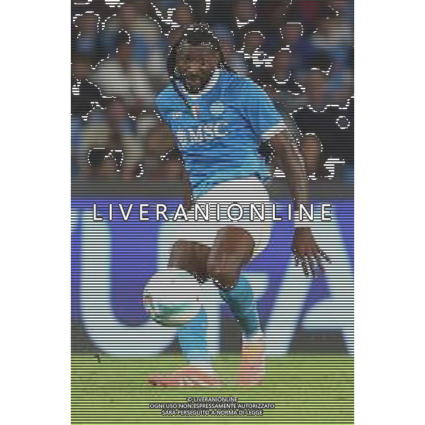 25-10-2025 -NAPOLI CAMPIONATO DI CALCIO SERIE A NAPOLI-INTER NELLA FOTO: Frank Anguissa FOTO Mosca\AGENZIA LIVERANI