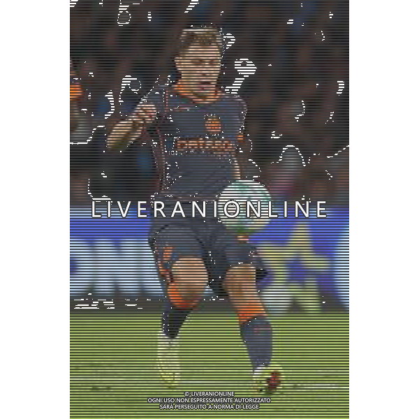 25-10-2025 -NAPOLI CAMPIONATO DI CALCIO SERIE A NAPOLI-INTER NELLA FOTO:Nicolo\' Barella FOTO Mosca\AGENZIA LIVERANI