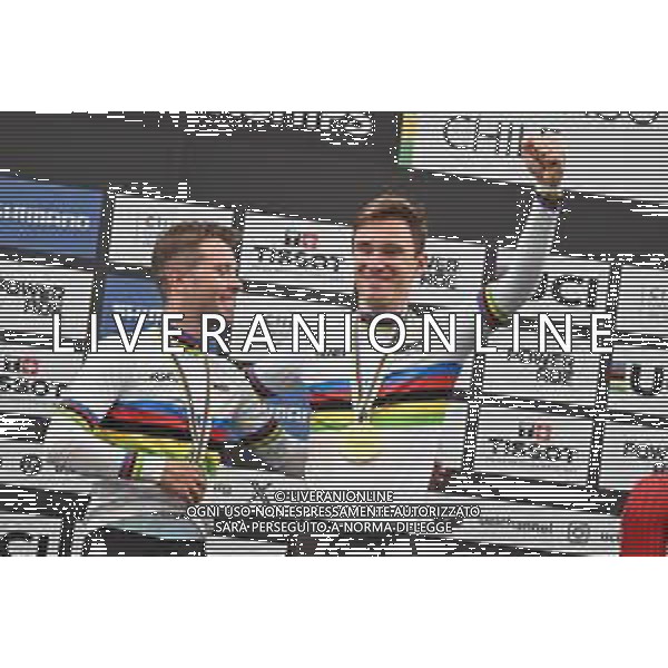 26-10-2025 World Championships Elite Track; Giornata 05; 2025, Belgium; De Wylder, Lindsay; Van De Bossche, Fabio; Santiago Del Cile - Velodromo Penalolen; ©SIROTTI - AGENZIA ALDO LIVERANI SAS