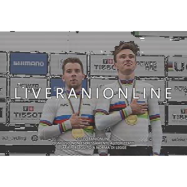 26-10-2025 World Championships Elite Track; Giornata 05; 2025, Belgium; De Wylder, Lindsay; Van De Bossche, Fabio; Santiago Del Cile - Velodromo Penalolen; ©SIROTTI - AGENZIA ALDO LIVERANI SAS