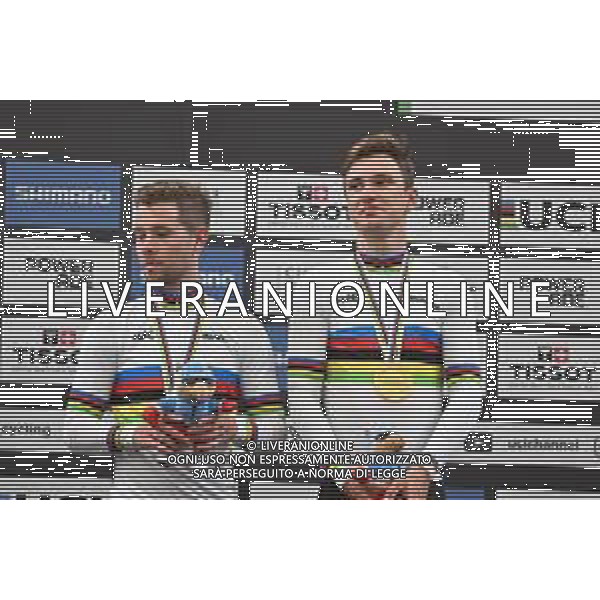 26-10-2025 World Championships Elite Track; Giornata 05; 2025, Belgium; De Wylder, Lindsay; Van De Bossche, Fabio; Santiago Del Cile - Velodromo Penalolen; ©SIROTTI - AGENZIA ALDO LIVERANI SAS