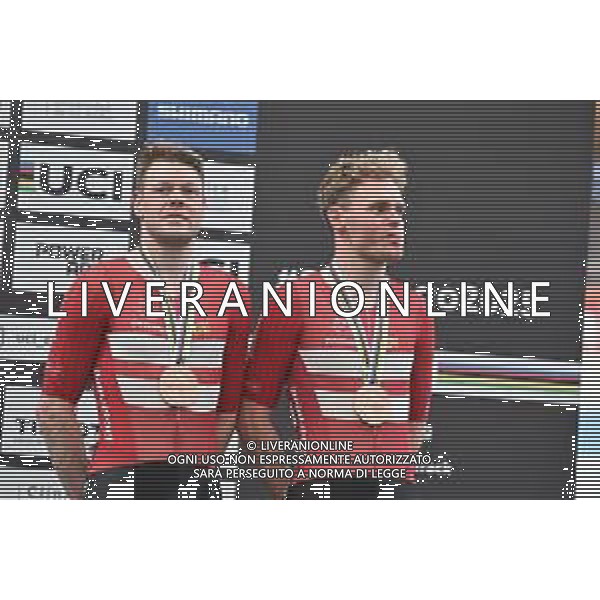 26-10-2025 World Championships Elite Track; Giornata 05; 2025, Danimarca; Larsen, Niklas; Leth, Lasse; Santiago Del Cile - Velodromo Penalolen; ©SIROTTI - AGENZIA ALDO LIVERANI SAS