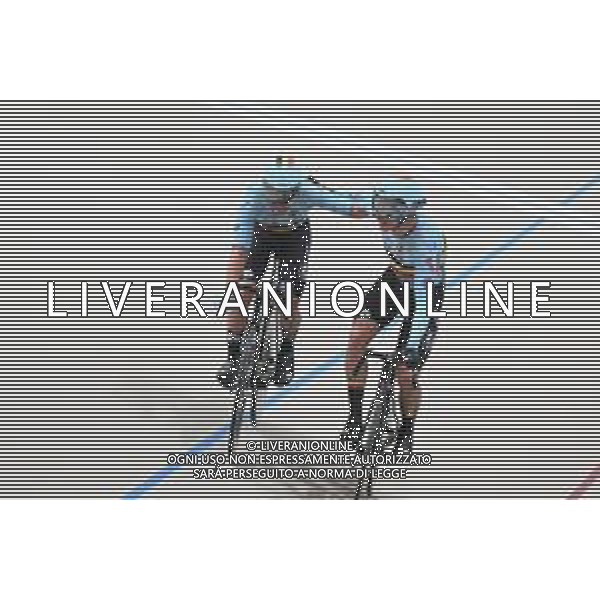 26-10-2025 World Championships Elite Track; Giornata 05; 2025, Belgium; De Wylder, Lindsay; Van De Bossche, Fabio; Santiago Del Cile - Velodromo Penalolen; ©SIROTTI - AGENZIA ALDO LIVERANI SAS