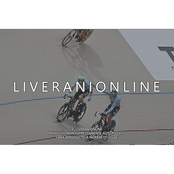 26-10-2025 World Championships Elite Track; Giornata 05; 2025, Belgium; De Wylder, Lindsay; Van De Bossche, Fabio; Santiago Del Cile - Velodromo Penalolen; ©SIROTTI - AGENZIA ALDO LIVERANI SAS