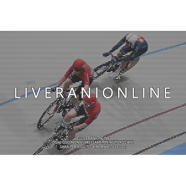 26-10-2025 World Championships Elite Track; Giornata 05; 2025, Danimarca; Larsen, Niklas; Leth, Lasse; Santiago Del Cile - Velodromo Penalolen; ©SIROTTI - AGENZIA ALDO LIVERANI SAS