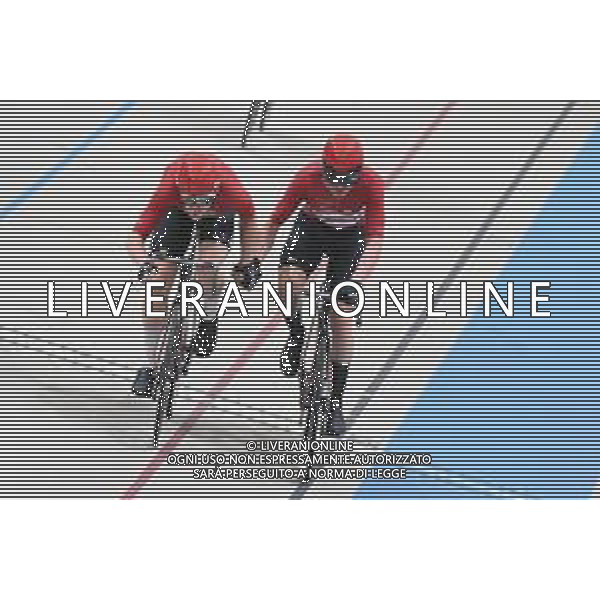26-10-2025 World Championships Elite Track; Giornata 05; 2025, Danimarca; Larsen, Niklas; Leth, Lasse; Santiago Del Cile - Velodromo Penalolen; ©SIROTTI - AGENZIA ALDO LIVERANI SAS