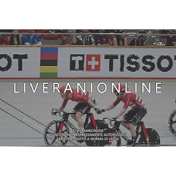 26-10-2025 World Championships Elite Track; Giornata 05; 2025, Danimarca; Larsen, Niklas; Leth, Lasse; Santiago Del Cile - Velodromo Penalolen; ©SIROTTI - AGENZIA ALDO LIVERANI SAS