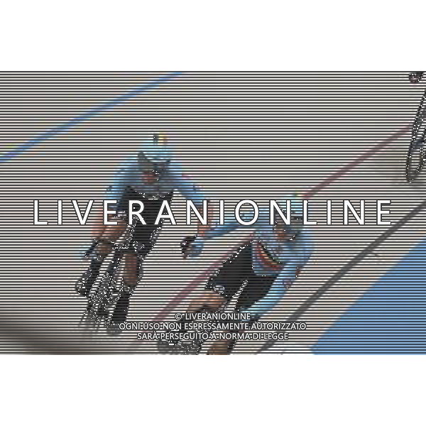 26-10-2025 World Championships Elite Track; Giornata 05; 2025, Belgium; De Wylder, Lindsay; Van De Bossche, Fabio; Santiago Del Cile - Velodromo Penalolen; ©SIROTTI - AGENZIA ALDO LIVERANI SAS