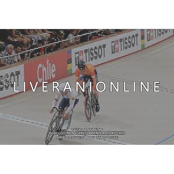 26-10-2025 World Championships Elite Track; Giornata 05; 2025, Olanda; 2025, Great Britain; Lavreysen, Harrie; Richardson, Matthew; Santiago Del Cile - Velodromo Penalolen; ©SIROTTI - AGENZIA ALDO LIVERANI SAS