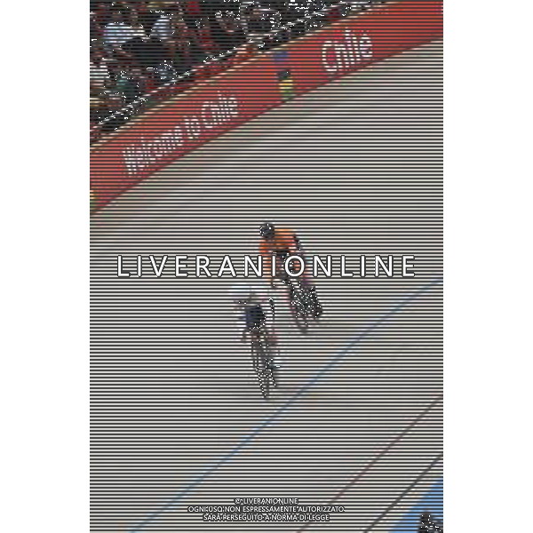 26-10-2025 World Championships Elite Track; Giornata 05; 2025, Olanda; 2025, Great Britain; Lavreysen, Harrie; Richardson, Matthew; Santiago Del Cile - Velodromo Penalolen; ©SIROTTI - AGENZIA ALDO LIVERANI SAS