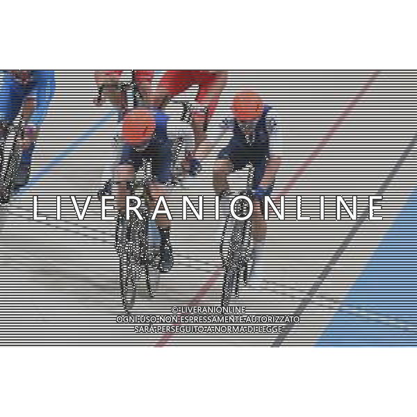 26-10-2025 World Championships Elite Track; Giornata 05; 2025, France; Nilsson, Julien Oscar; Petit, Clement; Santiago Del Cile - Velodromo Penalolen; ©SIROTTI - AGENZIA ALDO LIVERANI SAS