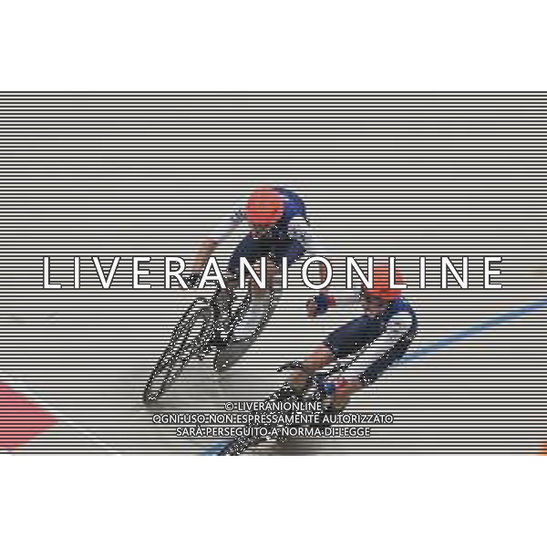 26-10-2025 World Championships Elite Track; Giornata 05; 2025, France; Nilsson, Julien Oscar; Petit, Clement; Santiago Del Cile - Velodromo Penalolen; ©SIROTTI - AGENZIA ALDO LIVERANI SAS