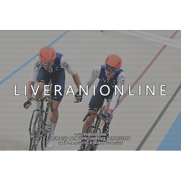 26-10-2025 World Championships Elite Track; Giornata 05; 2025, France; Nilsson, Julien Oscar; Petit, Clement; Santiago Del Cile - Velodromo Penalolen; ©SIROTTI - AGENZIA ALDO LIVERANI SAS