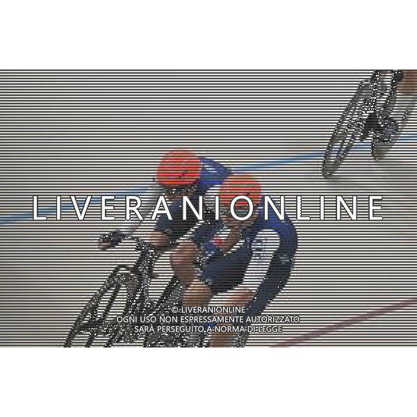 26-10-2025 World Championships Elite Track; Giornata 05; 2025, France; Nilsson, Julien Oscar; Petit, Clement; Santiago Del Cile - Velodromo Penalolen; ©SIROTTI - AGENZIA ALDO LIVERANI SAS