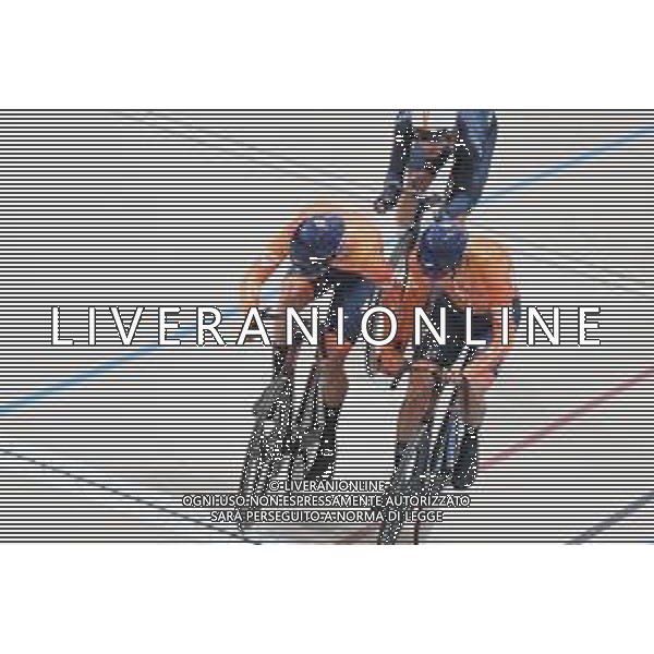 26-10-2025 World Championships Elite Track; Giornata 05; 2025, Olanda; Dorenbos, Yanne; Hoppezak, Vincent; Santiago Del Cile - Velodromo Penalolen; ©SIROTTI - AGENZIA ALDO LIVERANI SAS